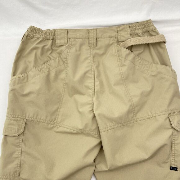 511 Tactical Cargo Pants Womens 18 Khaki Tan Straight Leg Pockets EMT Military - Picture 4 of 13